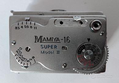 Mamiya III 16 Super, 1959 custodia in pelle