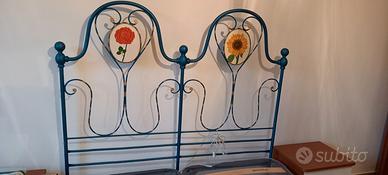 letto in ferro battuto 