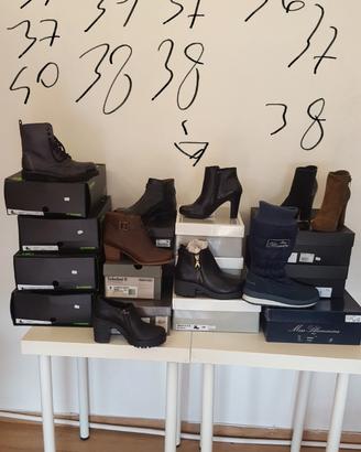 Calzature scarpe stock 125 pz Autunno inverno