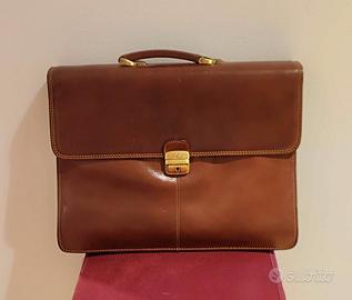 BORSA DA LAVORO IN PELLE MARRONE marca GV TEMPORA