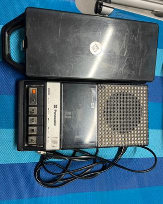 REGISTRATORE VINTAGE PANASONIC PORTATILE