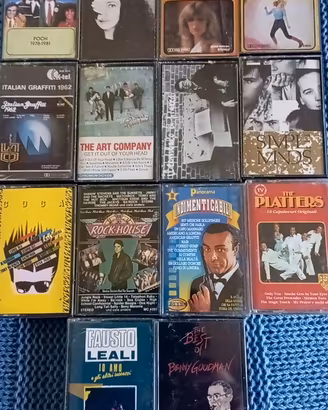 Varie audiocassette 1970-1995.