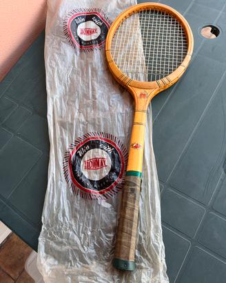 Racchetta da tennis vintage in legno Maxima