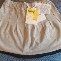 gonna in felpa garzata bambina