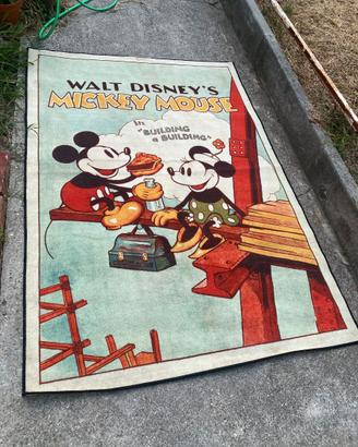 Tappeto vintage Mickey Mouse