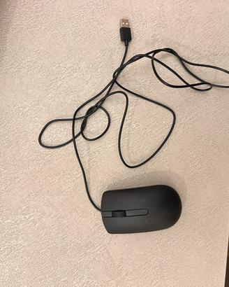 Mouse USB con filo – Nero