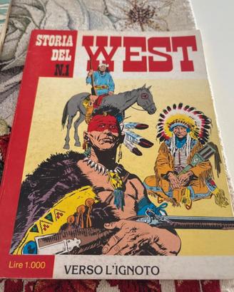 Fumetto storia del west