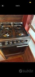Piano cottura con forno gas