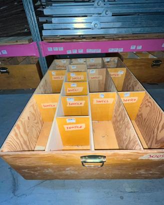 Scaffale Movibile Legno con Rotelle Libreria Espos