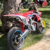 Honda crf 450 2014 doppio scarico