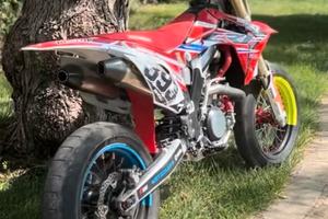 Honda crf 450 2014 doppio scarico