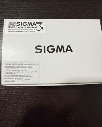 SIGMA 16mm F1.4 DC DN Contemporary filter size 67
