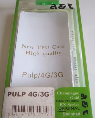 Cover champagne gold per Wiko Pulp 3G/4G nuova