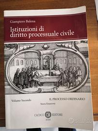 Libro Diritto processuale civile Balena