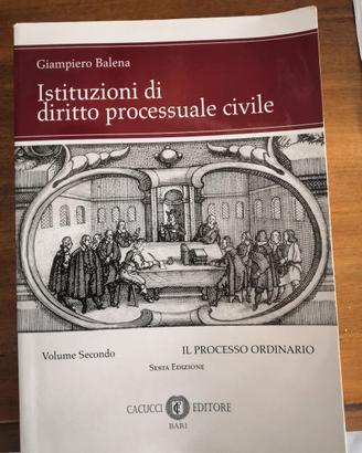 Libro Diritto processuale civile Balena