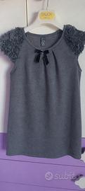 Vestito Zara Kids grigio 7-8 anni 128 cm