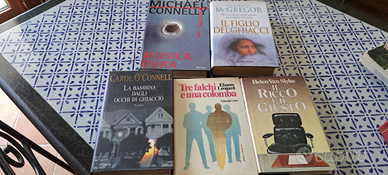 Lotto di 5 Thriller, gialli e romanzi