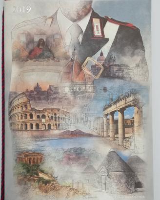 Calendari storici Carabinieri 11 pezzi