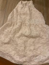 Abito Zara Bambina Elegante Crema 6 Anni - 116 cm