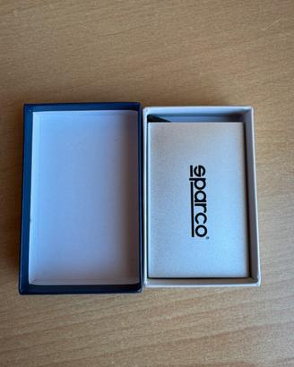 Porta carte di credito sparco in alluminio