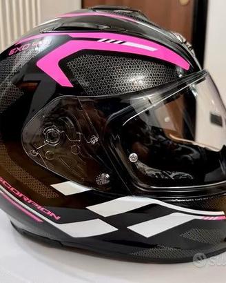 Casco Integrale Scorpion EXO491 KRIPTA NERO ROSA-M