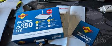 modem Fritzbox 6850LTE nuovo con scontrino 