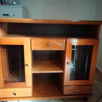 mobilette porta TV in legno