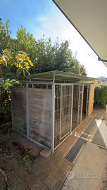 Box per cani zincato