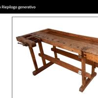 tavolo falegname antico