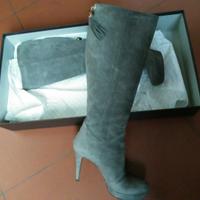 stivali donna in camoscio