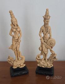 Coppia di statue cinesi 