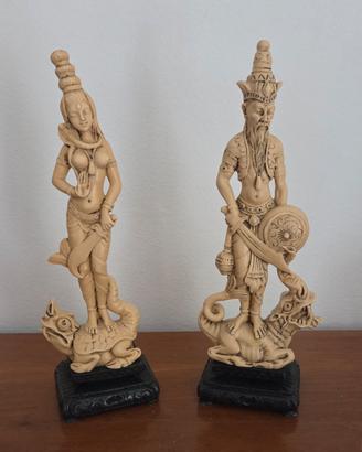 Coppia di statue cinesi 