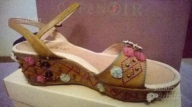 Scarpe sandali zeppe