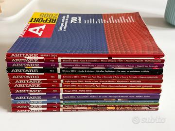 Lotto completo 2005 Abitare rivista + report 2005