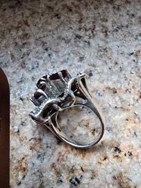 anello vintage argento