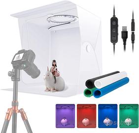 Lightbox Studio Foto NEEWER 40x40 LED RGB Nuovo