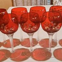 calici in cristallo vintage