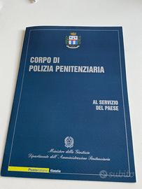 Folder francobolli corpo di polizia penitenziaria
