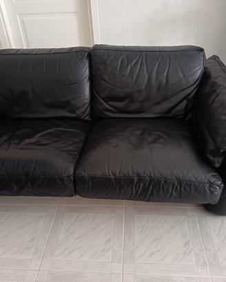 2 Divani in pelle neri