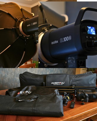 KIT LUCI Godox SL100Bi