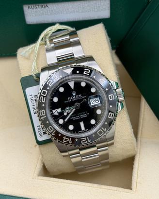 ROLEX GMT MASTER 2 116710LN CHROMALIGHT