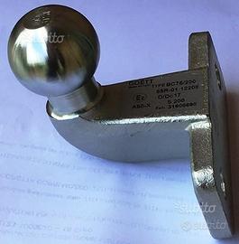 Testina a sfera mod. flangiata a 2 fori universale