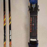 Sci Kastle 190 cm con Attacchi Salomon + Bacchette