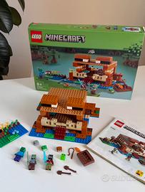 Lego minecraft 21256 casa rana set box completo