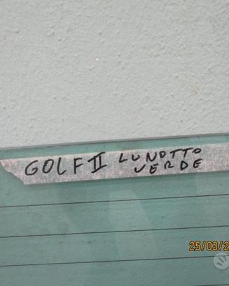Lunotti termici e Parabrezza Golf 2/3/4 e Scirocco
