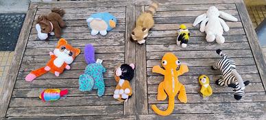 Blocco 12 Peluche Assortiti