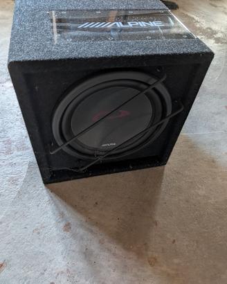 subwoofer alpine 1044br
