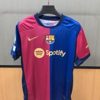 Barcelone #19 Lamine Yamal Maillot Domicile M