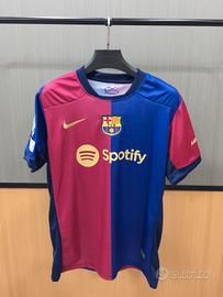 Barcelone #19 Lamine Yamal Maillot Domicile M