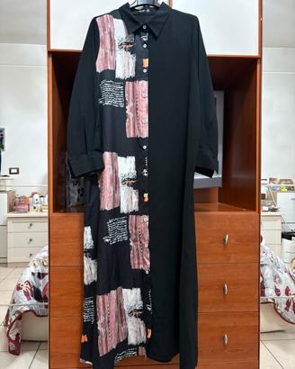Abito chemisier lungo SHEIN Curve taglia 1XL